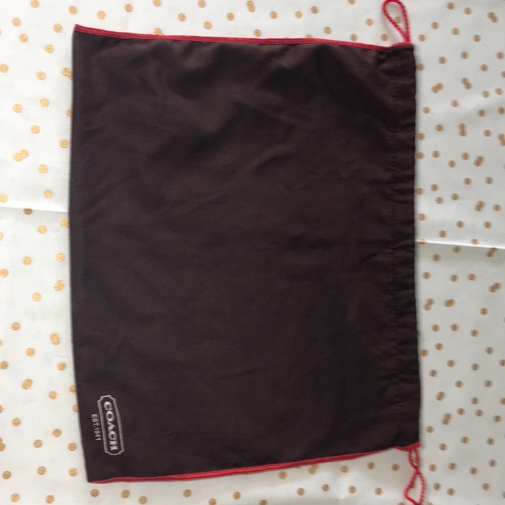 Coach dust bag